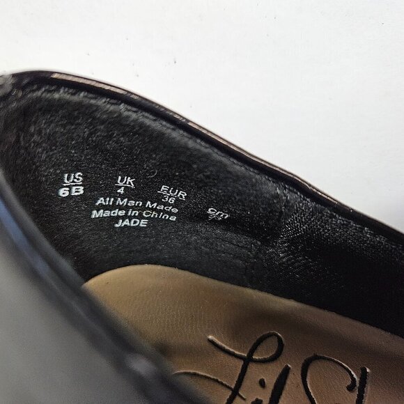Life Stride Women Black Pump Shoes Patent Leather 2" Heel Office/Party Size 6B - Picture 5 of 5